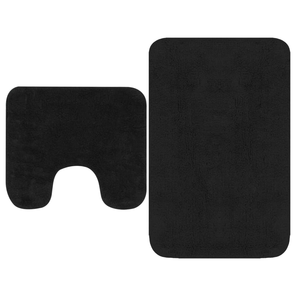Set Tappetini Per Bagno 2 Pz In Tessuto