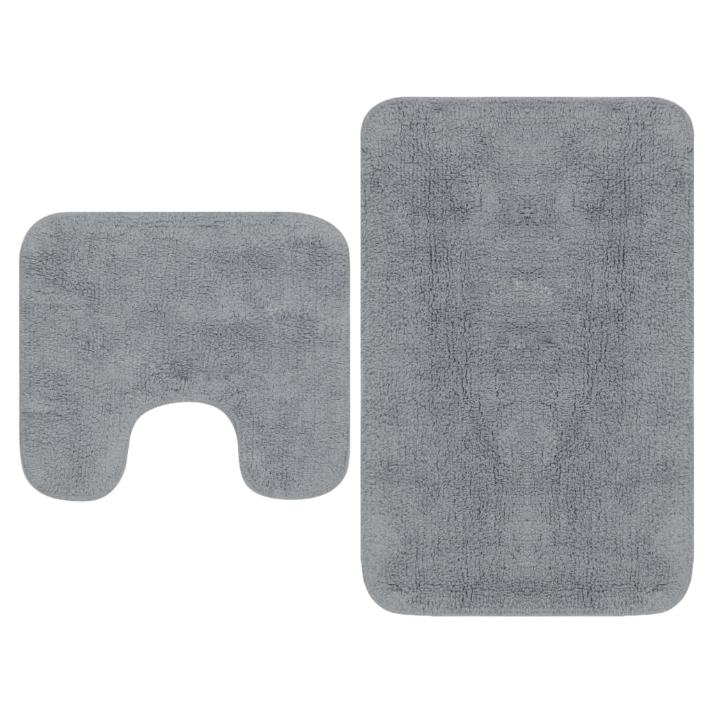 Set Tappetini Per Bagno 2 Pz In Tessuto