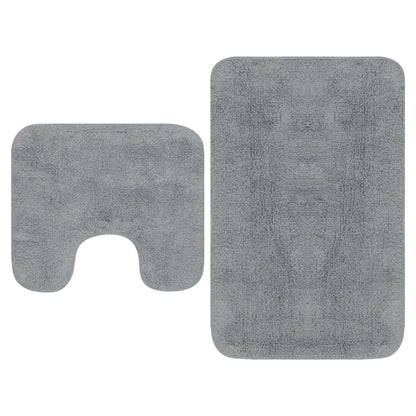 Set Tappetini Per Bagno 2 Pz In Tessuto