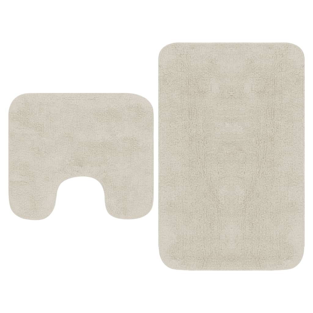 Set Tappetini Per Bagno 2 Pz In Tessuto