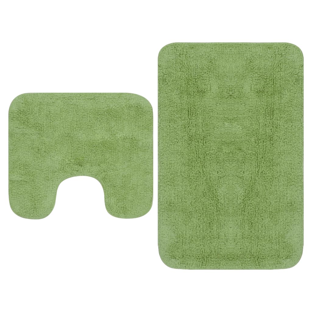Set Tappetini Per Bagno 2 Pz In Tessuto