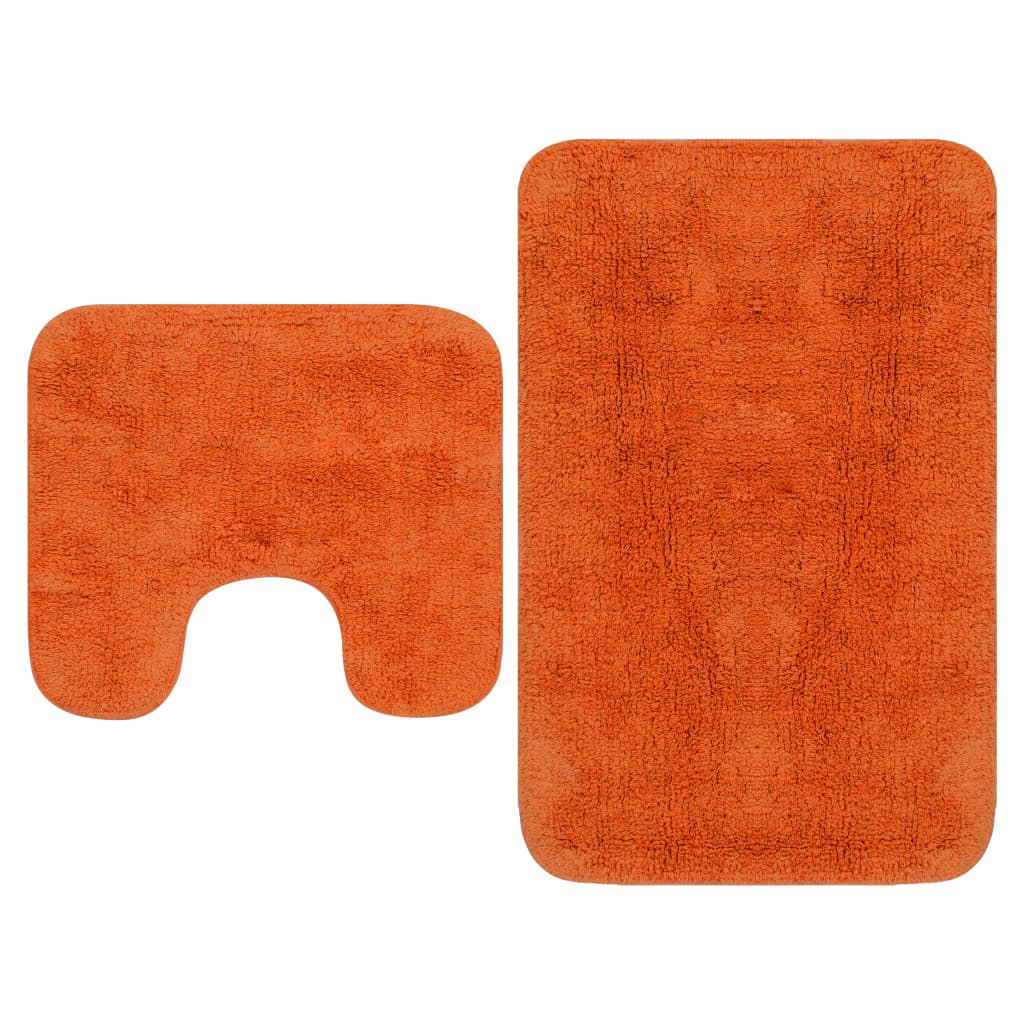 Set Tappetini Per Bagno 2 Pz In Tessuto