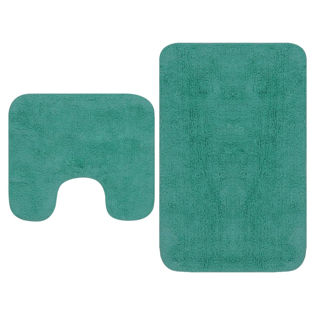 Set Tappetini Per Bagno 2 Pz In Tessuto