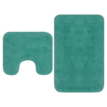 Set Tappetini Per Bagno 2 Pz In Tessuto