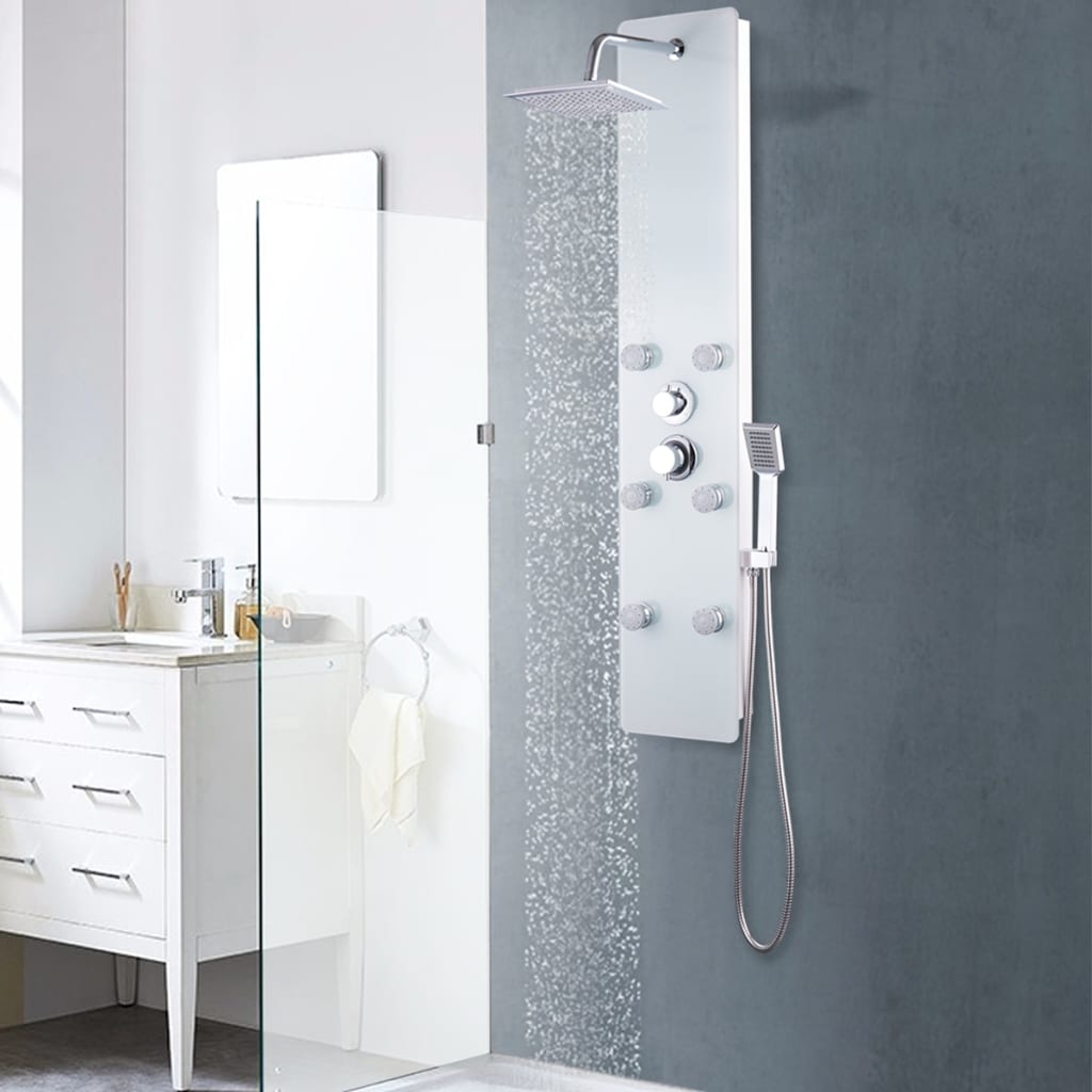 Pannello Doccia In Vetro 25X44,6X130 Cm