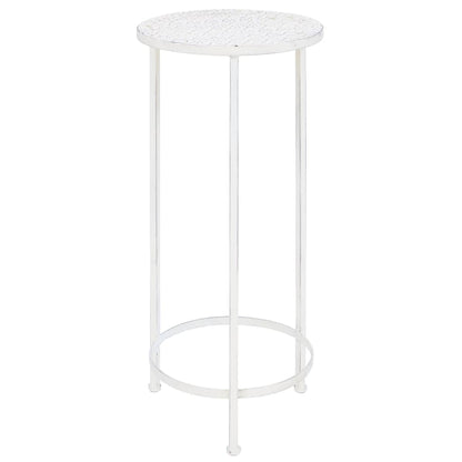Set Piedistalli Per Piante 3 Pz Vintage Effetto Bianco Anticato Rovere Fumo