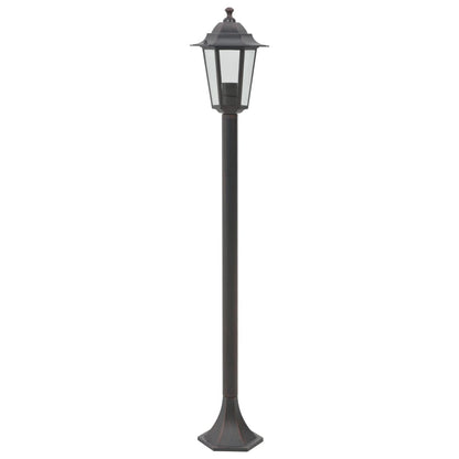 Lampioni Da Giardino 6Pz E27 110 Cm Alluminio