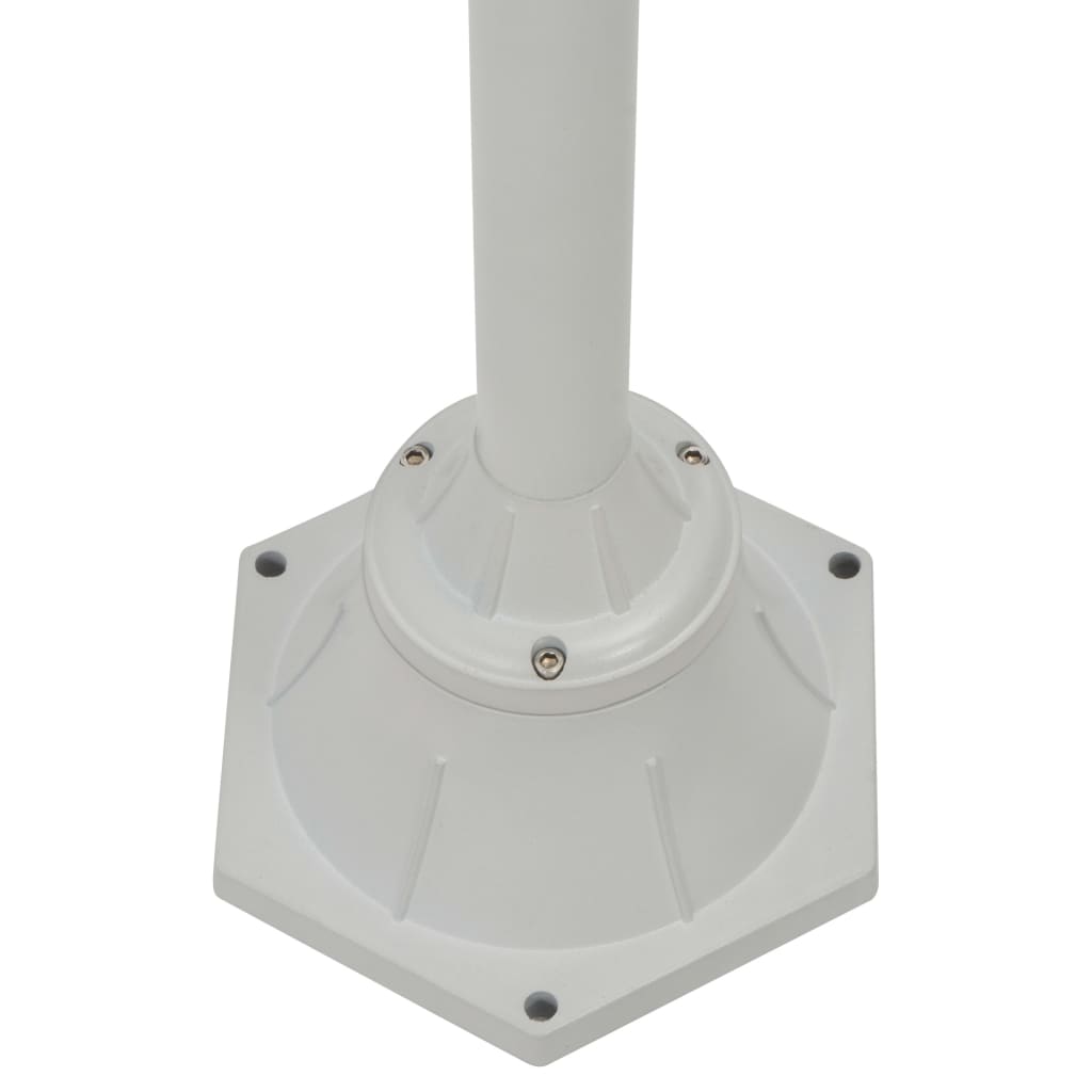 Lampione Da Giardino E27 220 Cm Alluminio 2 Lampade