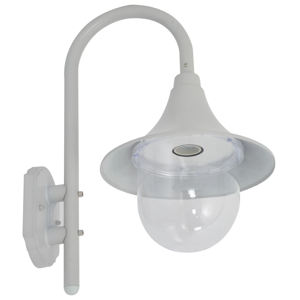 Lampada Da Parete Da Giardino E27 42 Cm In Alluminio