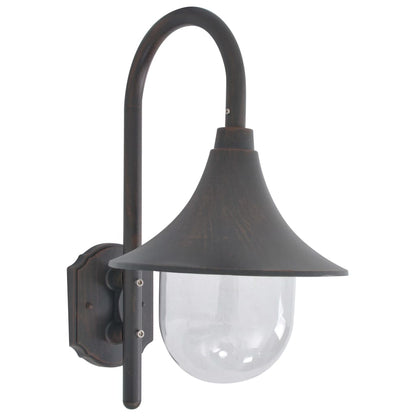 Lampada Da Parete Da Giardino E27 42 Cm In Alluminio