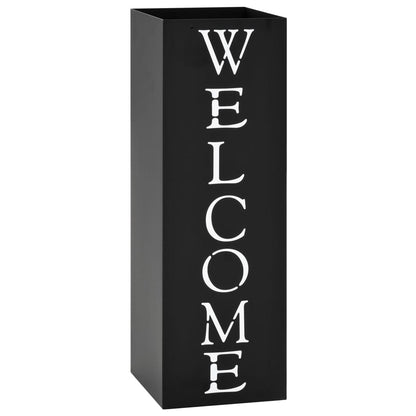 Porta Ombrelli Con Motivi A Foglie In Acciaio