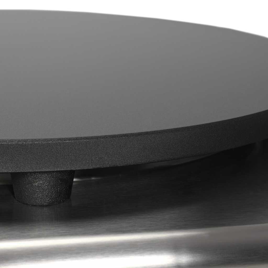 Piastra Elettrica Per Crepes Con Vassoio Estraibile 40 Cm 3000 W Nero