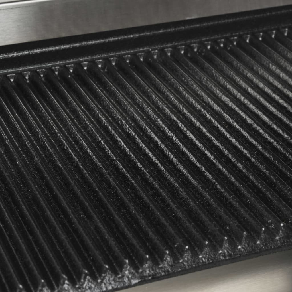 Doppia Griglia Per Panini Scanalata 3600 W 57X30,5X20 Cm