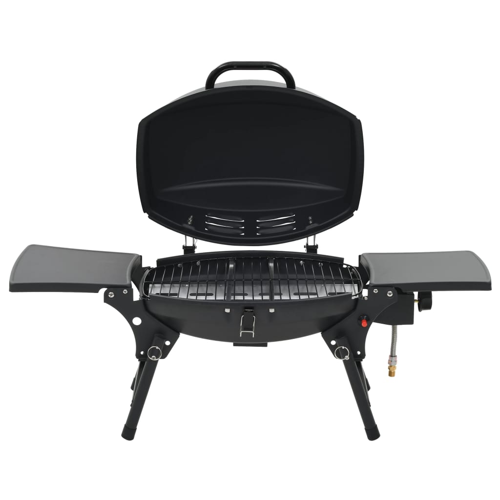 Barbecue E Griglia A Gas Portatile Con Fornello Nero