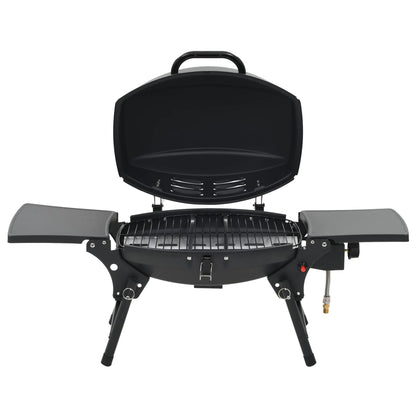 Barbecue E Griglia A Gas Portatile Con Fornello Nero