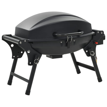 Barbecue E Griglia A Gas Portatile Con Fornello Nero