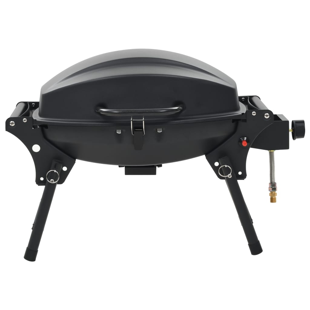 Barbecue E Griglia A Gas Portatile Con Fornello Nero