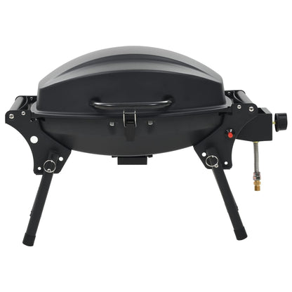 Barbecue E Griglia A Gas Portatile Con Fornello Nero