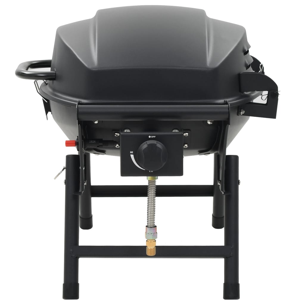 Barbecue E Griglia A Gas Portatile Con Fornello Nero