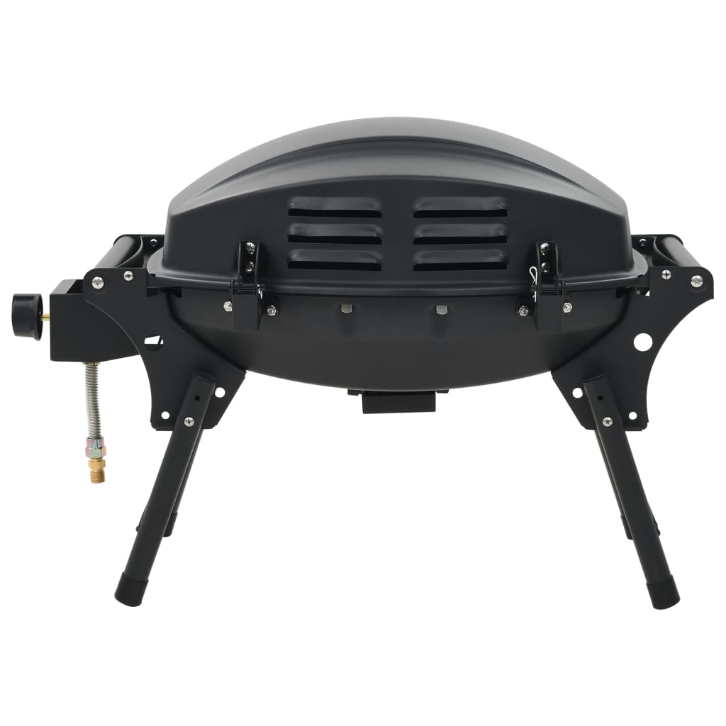 Barbecue E Griglia A Gas Portatile Con Fornello Nero