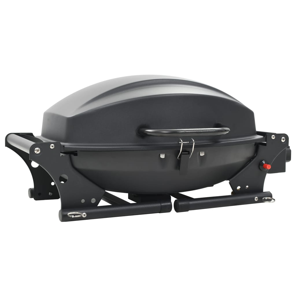 Barbecue E Griglia A Gas Portatile Con Fornello Nero