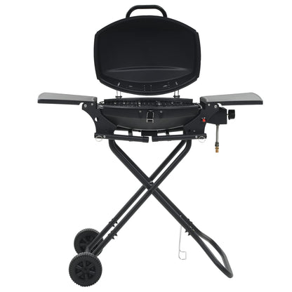 Barbecue E Griglia A Gas Portatile Con Fornello Nero