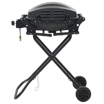 Barbecue E Griglia A Gas Portatile Con Fornello Nero