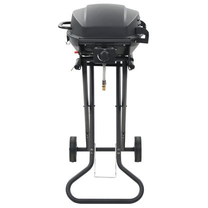 Barbecue E Griglia A Gas Portatile Con Fornello Nero