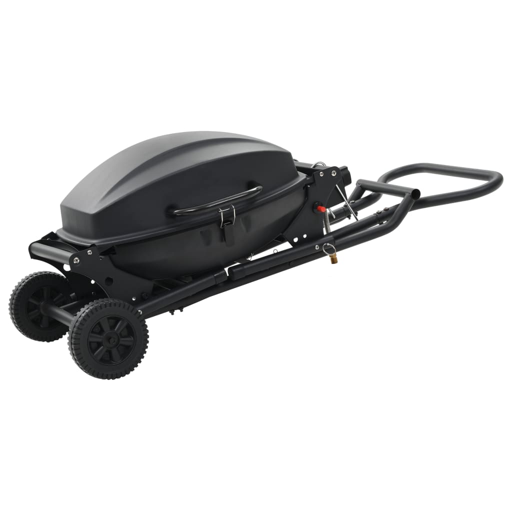 Barbecue E Griglia A Gas Portatile Con Fornello Nero