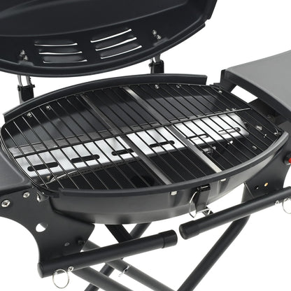 Barbecue E Griglia A Gas Portatile Con Fornello Nero