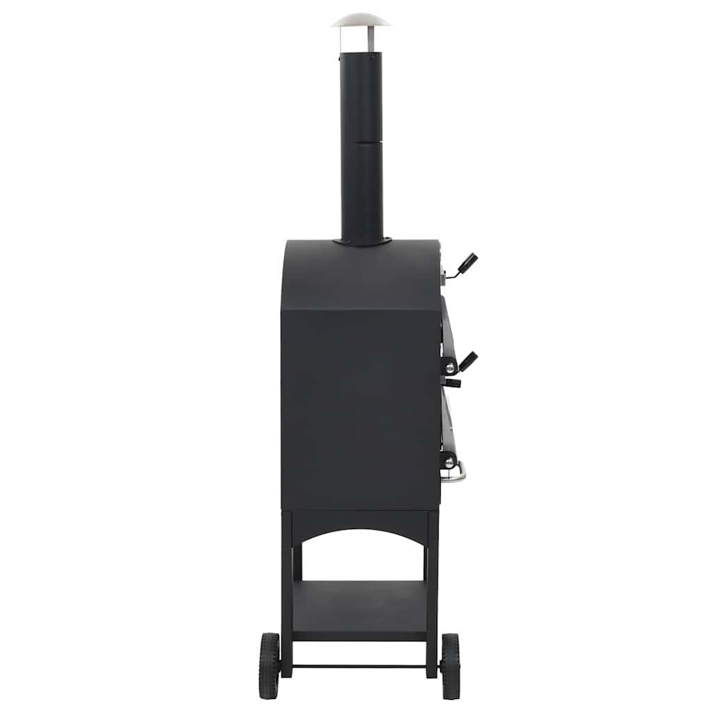 Forno Pizza Esterno A Carbonella Con Pietra Refrattaria
