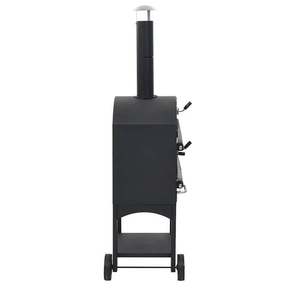 Forno Pizza Esterno A Carbonella Con Pietra Refrattaria