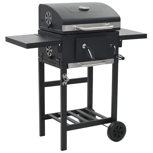Barbecue A Carbonella Con Ripiano Inferiore Nero