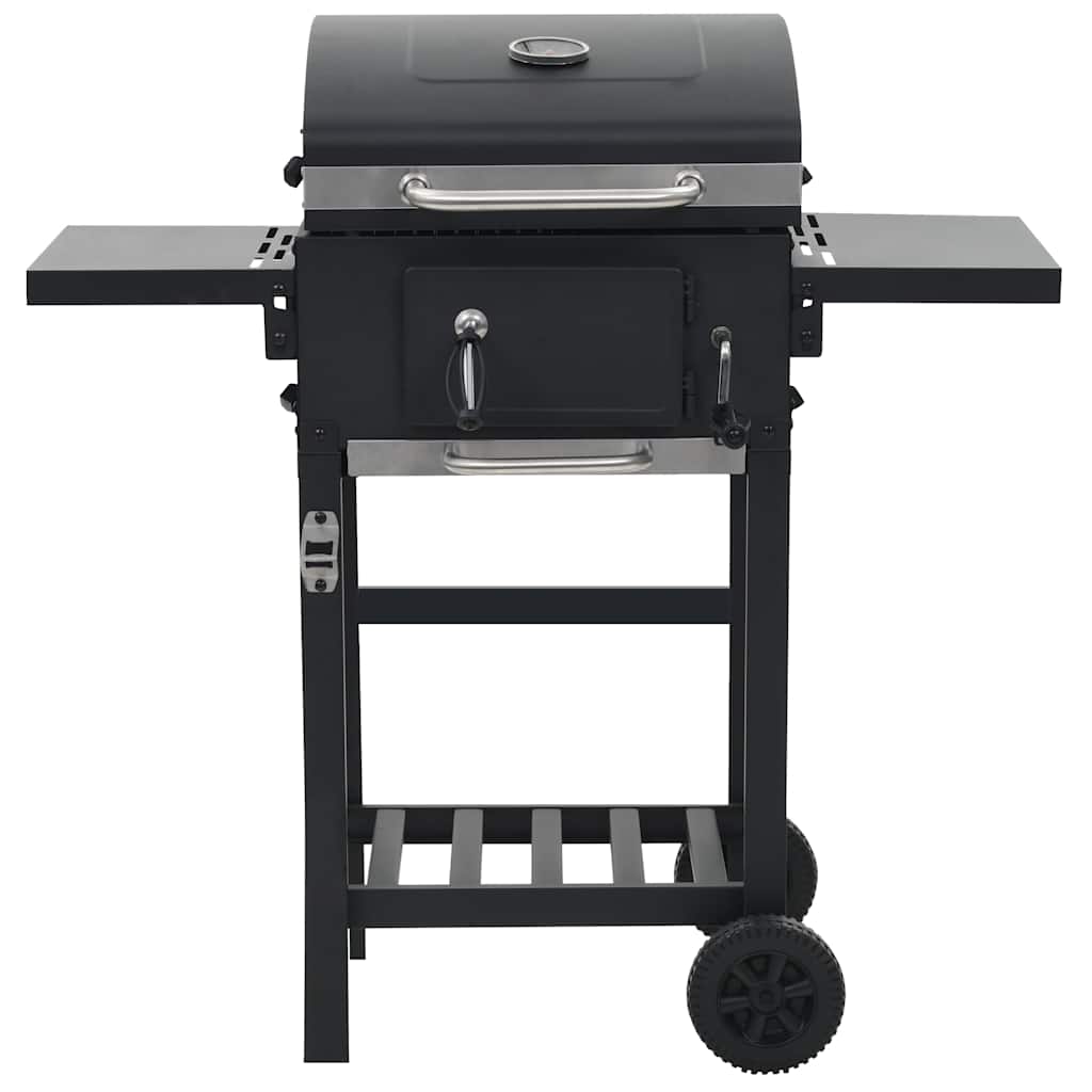 Barbecue A Carbonella Con Ripiano Inferiore Nero