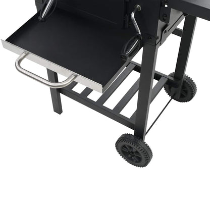 Barbecue A Carbonella Con Ripiano Inferiore Nero