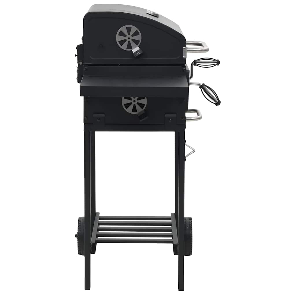 Barbecue A Carbonella Con Ripiano Inferiore Nero