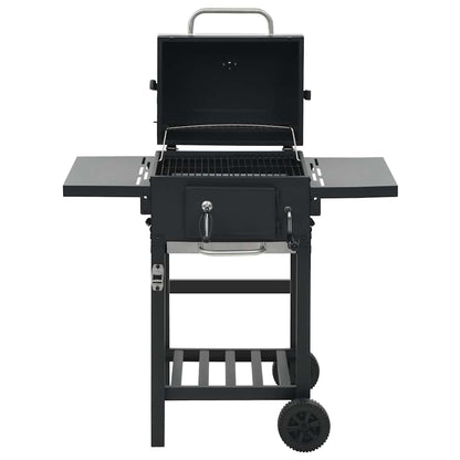 Barbecue A Carbonella Con Ripiano Inferiore Nero