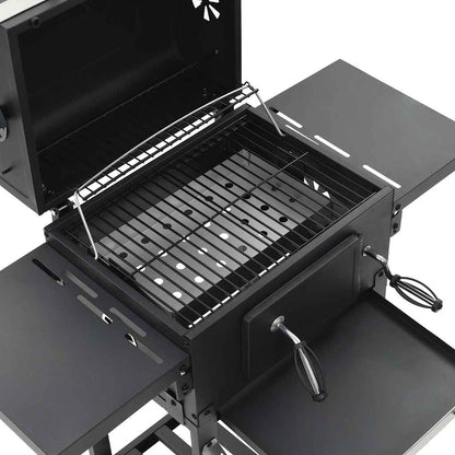Barbecue A Carbonella Con Ripiano Inferiore Nero