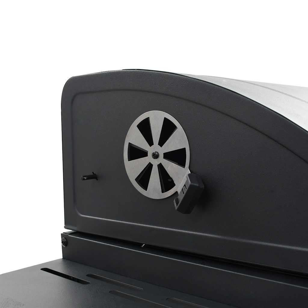 Barbecue A Carbonella Con Ripiano Inferiore Nero