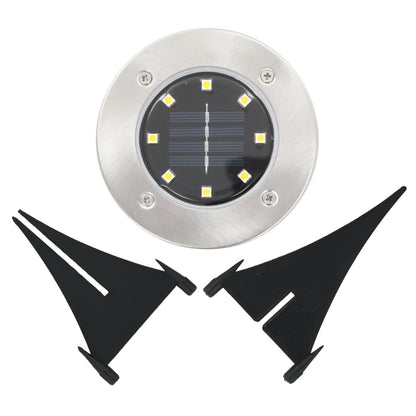 Lampade Solari Da Terra 8 Pz Luci A Led Bianche
