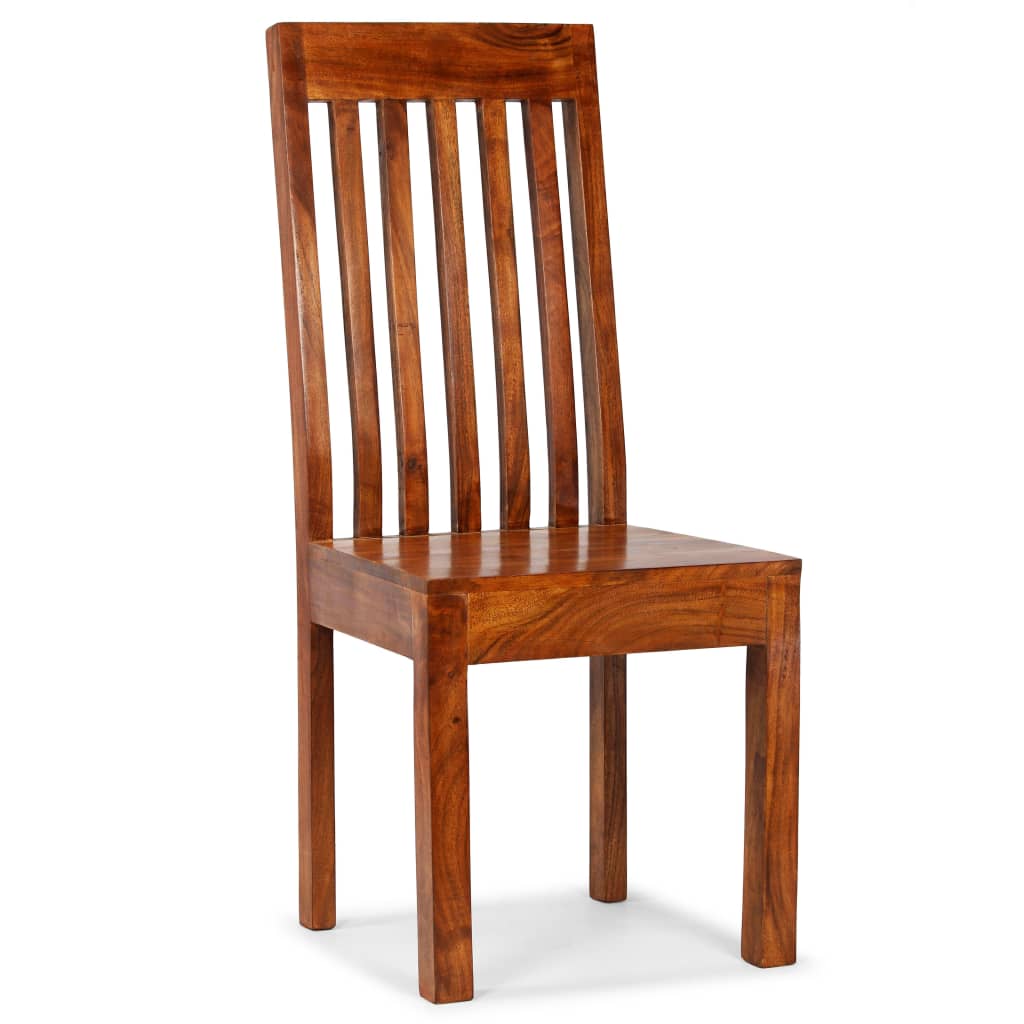 Sedie Da Pranzo 4 Pz In Legno Massello Moderne