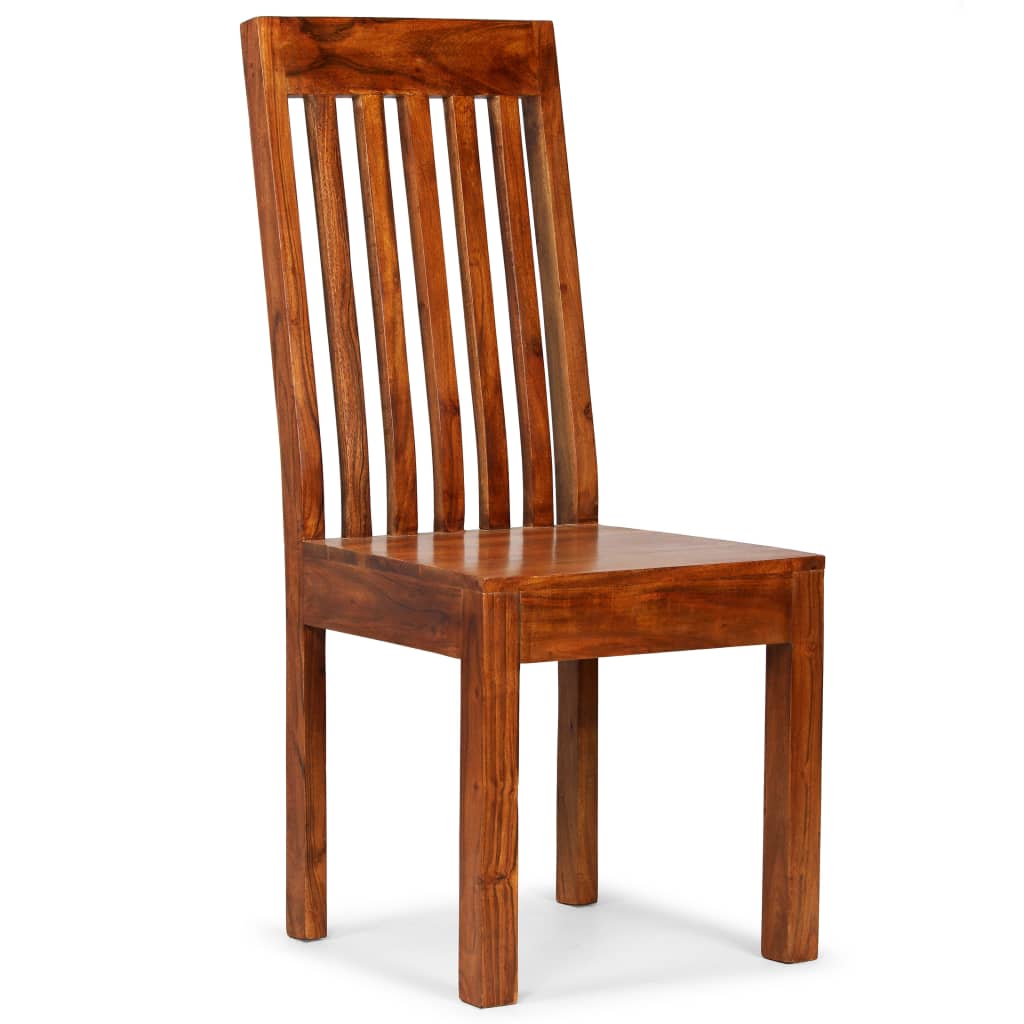 Sedie Da Pranzo 4 Pz In Legno Massello Moderne