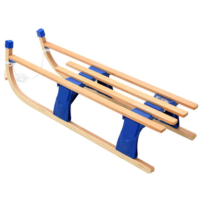 Slittino Pieghevole In Legno 110 Cm