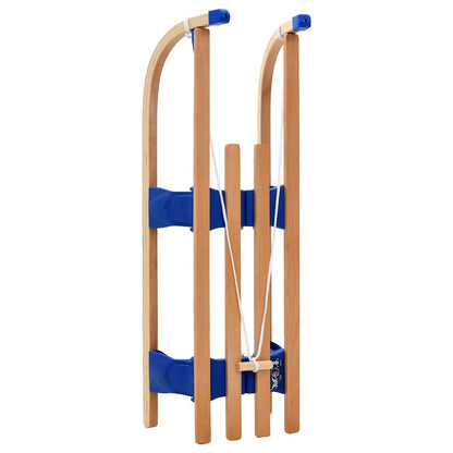 Slittino Pieghevole In Legno 110 Cm