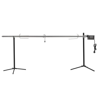 Griglia Barbecue Automatica Con Motore In Acciaio 207X45X81Cm