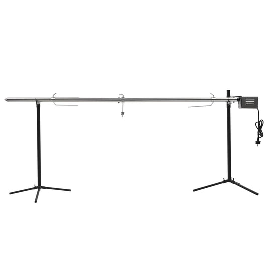 Griglia Barbecue Automatica Con Motore In Acciaio 207X45X81Cm
