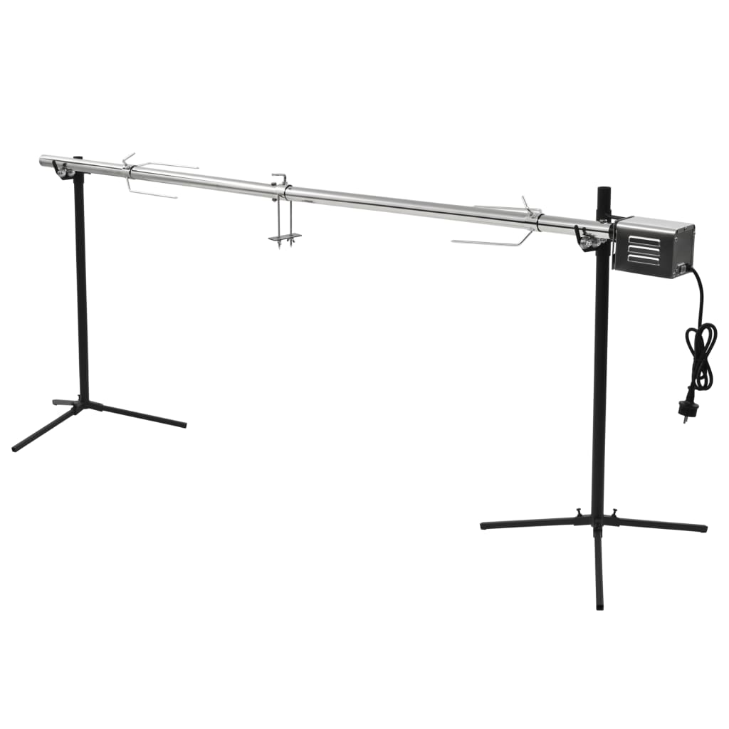 Griglia Barbecue Automatica Con Motore In Acciaio 207X45X81Cm