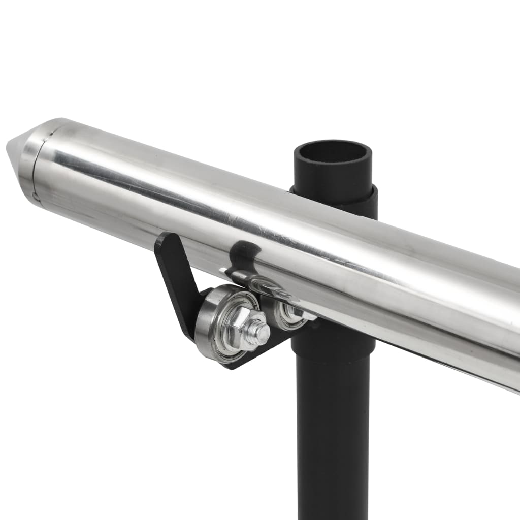 Griglia Barbecue Automatica Con Motore In Acciaio 207X45X81Cm