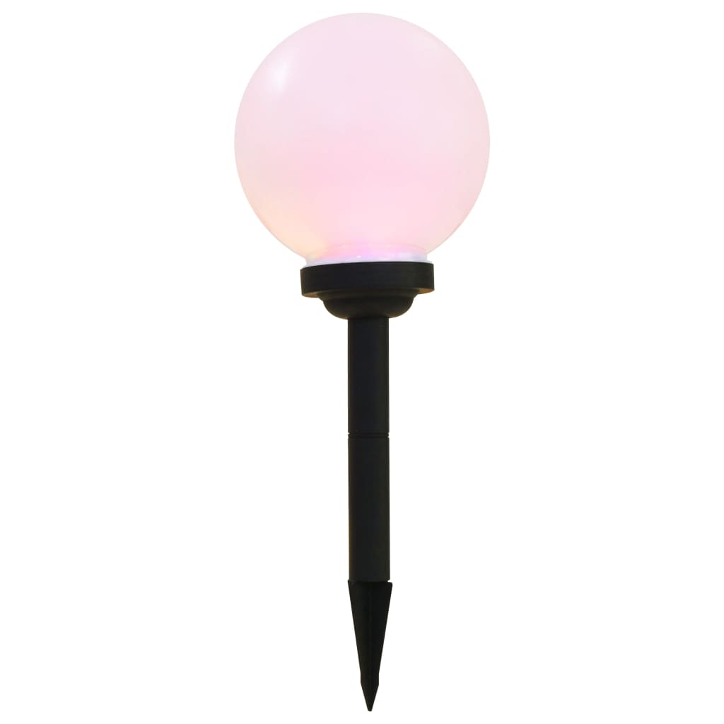 Lampade Solari Da Esterni Sferiche 3 Pz Led Rgb