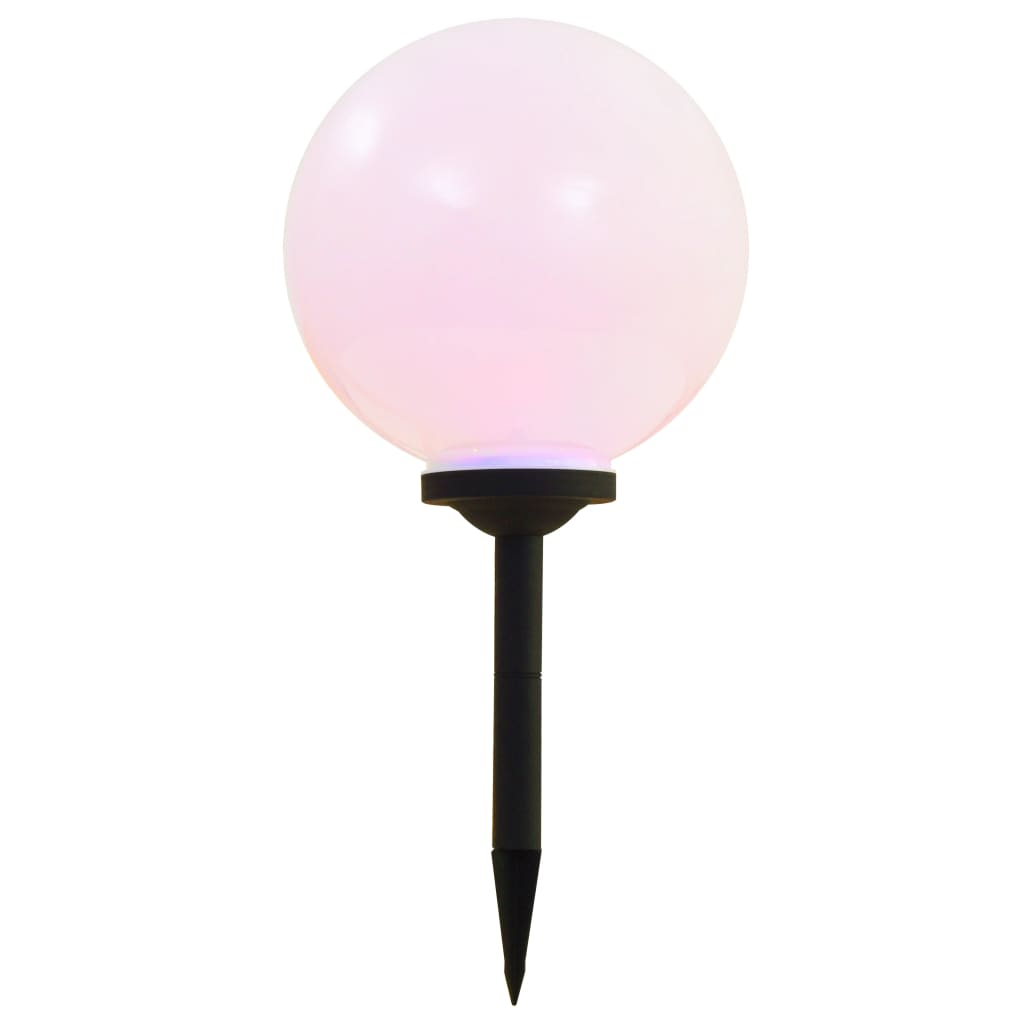 Lampade Solari Da Esterni Sferiche 2 Pz Led Rgb